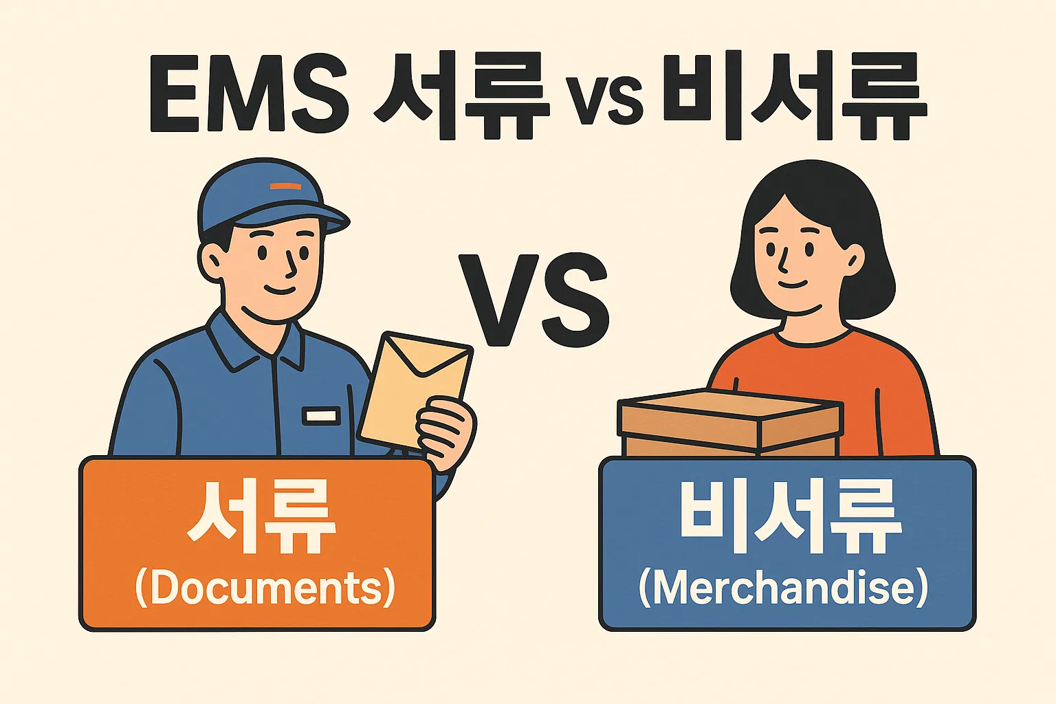EMS 서류 vs 비 서류, 국제우편 보낼 때 반드시 알아야 할 4가지 핵심 차이점 총정리! » Dragon’s Guide to ...